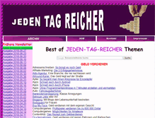 Tablet Screenshot of jeden-tag-reicher.eu